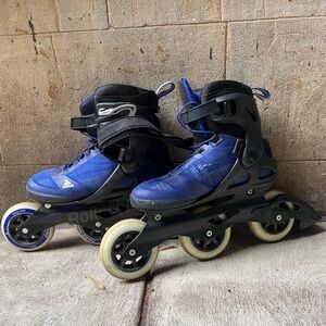 Blue Inline Skates with Black Accents - W 9.5